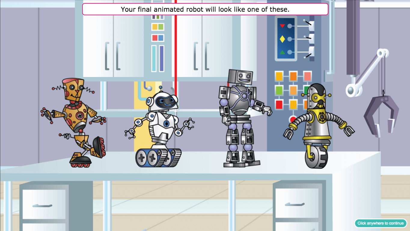 Animate robots as a Robotics Engineer.