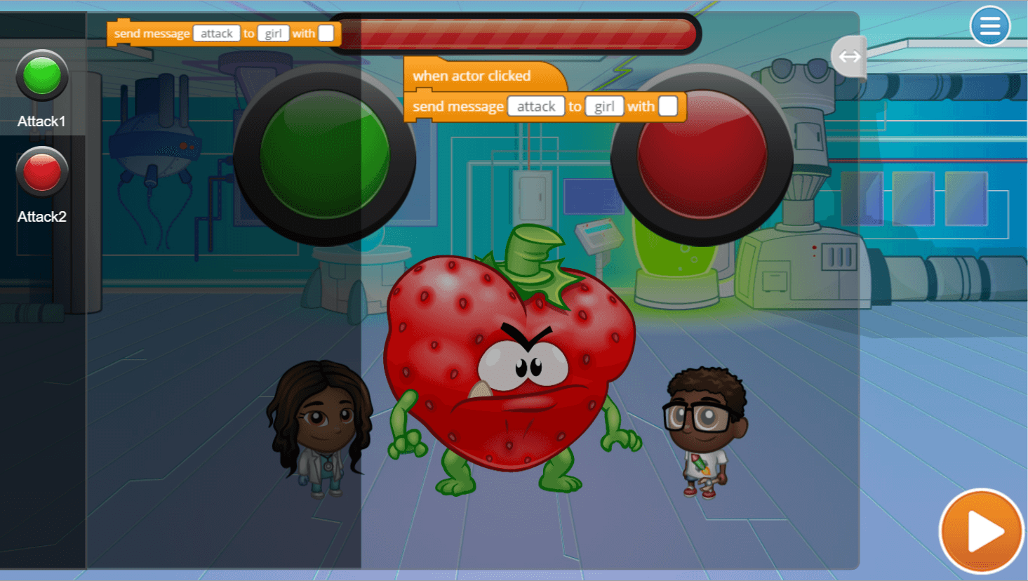 Defeat Monsters by Solving Puzzles