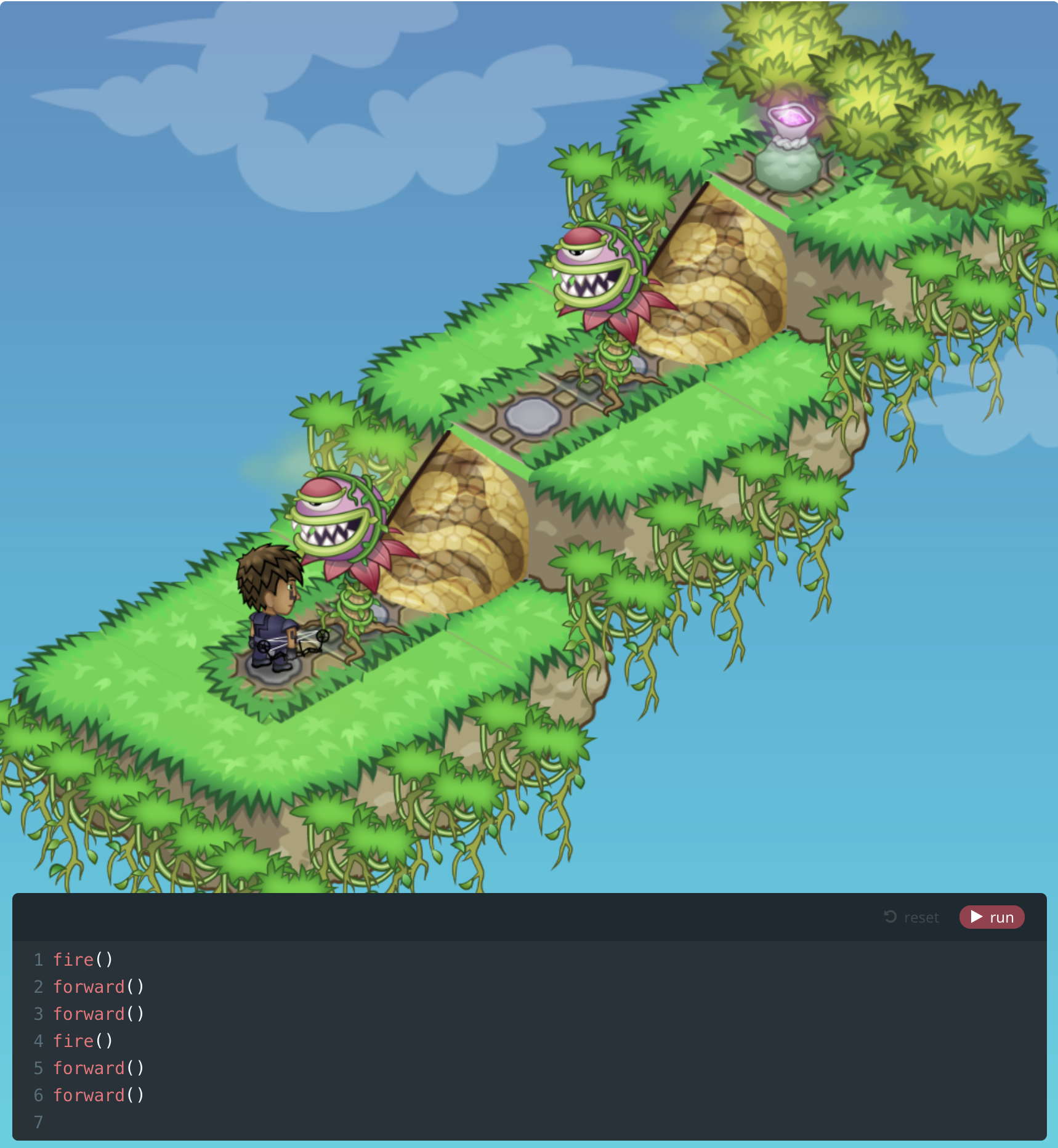Solve puzzles with Python.