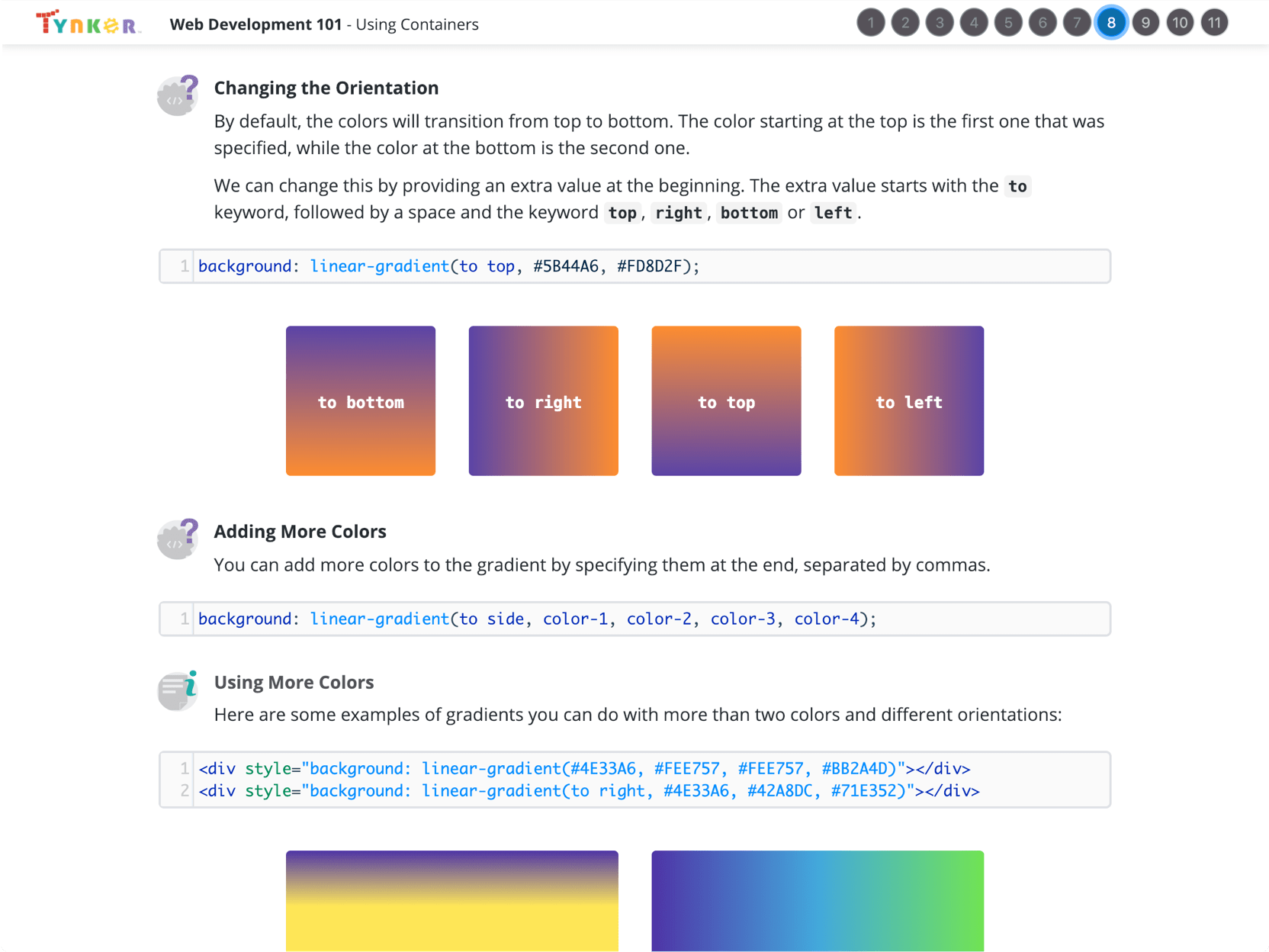 Intro to Web Development Course
