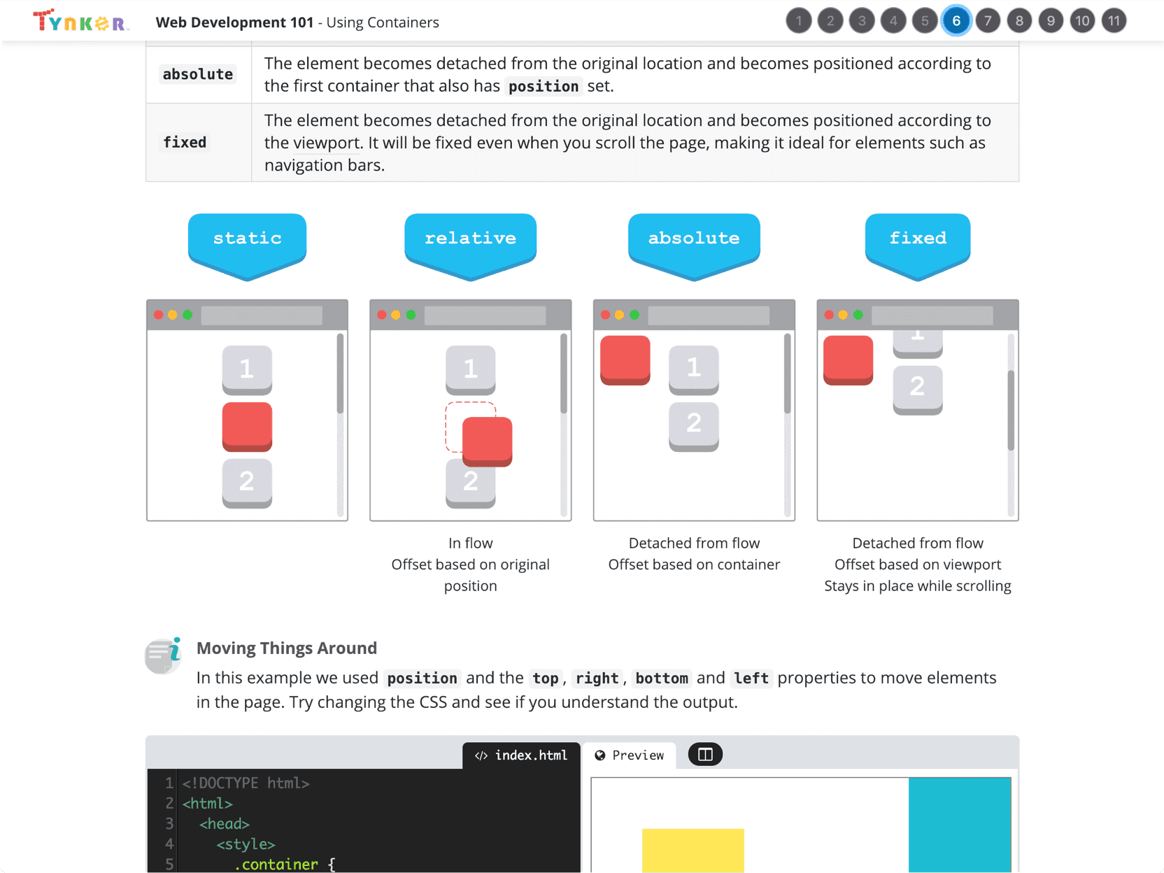 Intro to Web Development Course