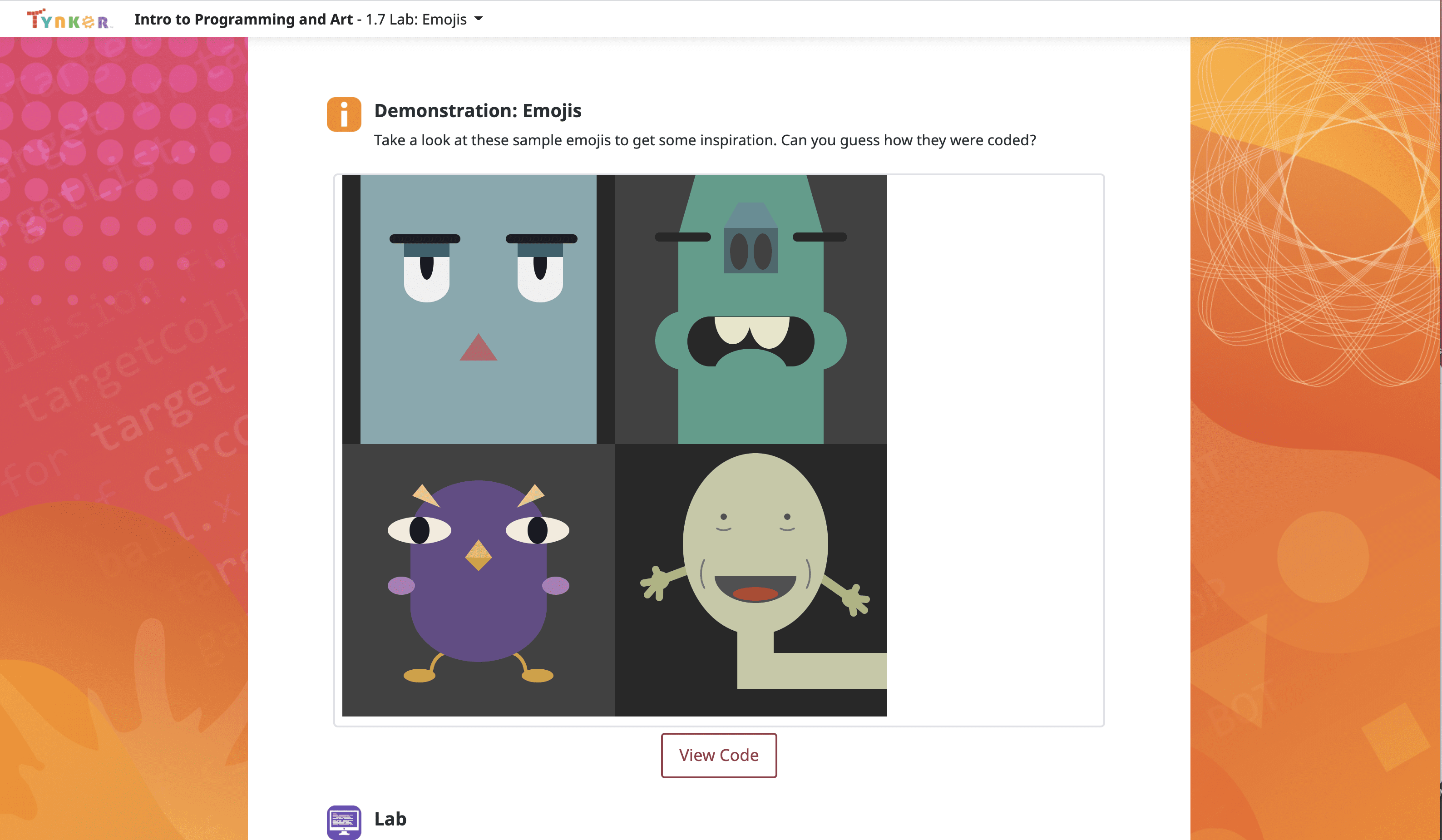 Intro to Programming and Art